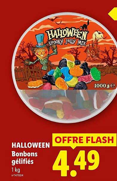 HALLOWEEN Bonbons gélifiés 1 kg