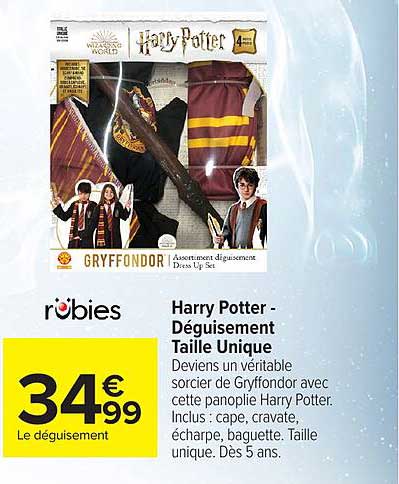 Harry Potter - Déguisement Taille Unique
