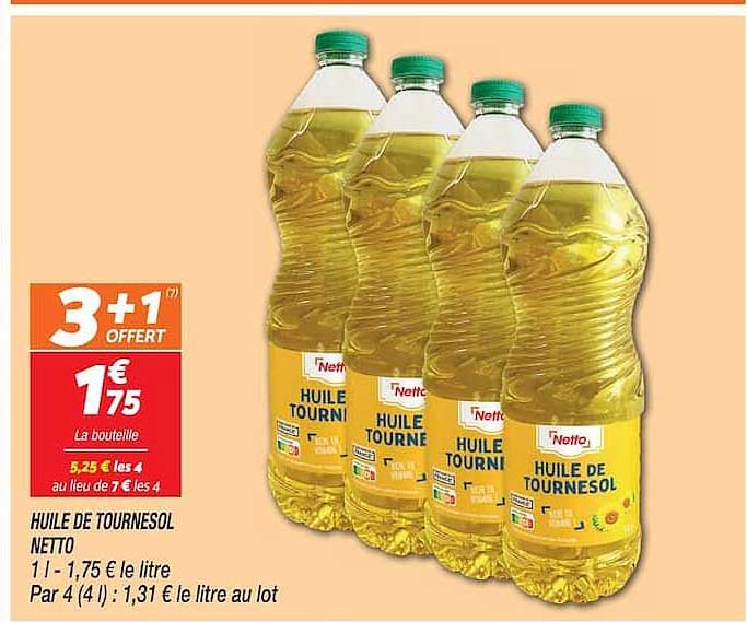 HUILE DE TOURNESOL NETTO