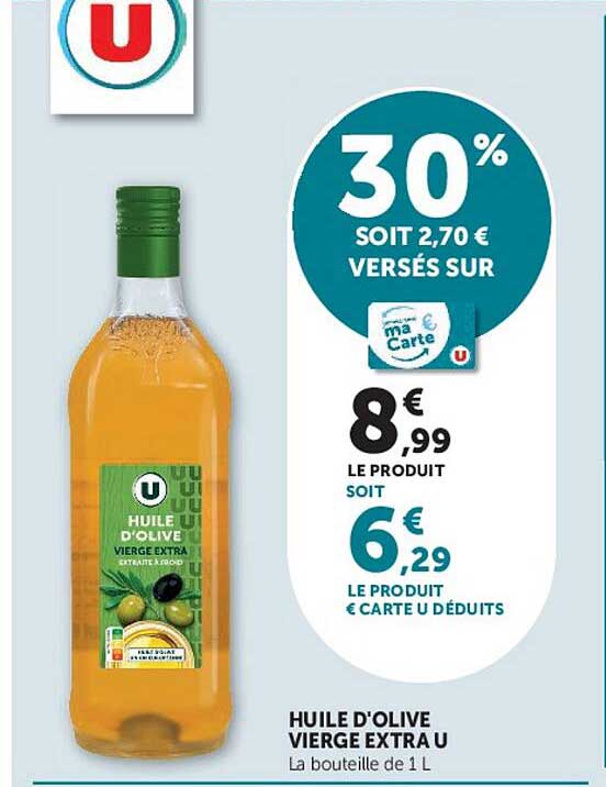 HUILE D’OLIVE VIERGE EXTRA U