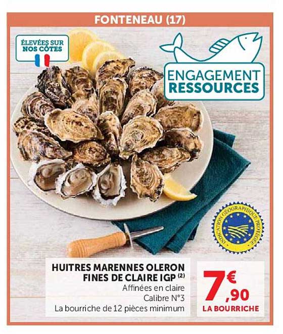 HUÎTRES MARENNES OLERON FINES DE CLAIRE IGP (2)