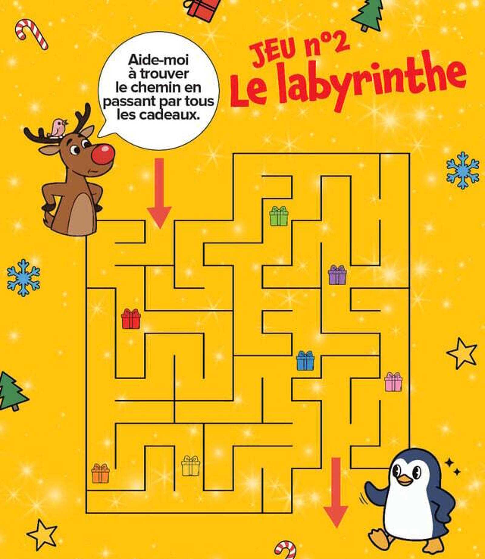 JEU n°2 Le labyrinthe