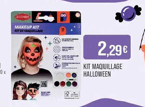 KIT MAQUILLAGE HALLOWEEN