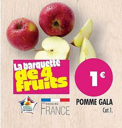 La barquette de 4 fruits