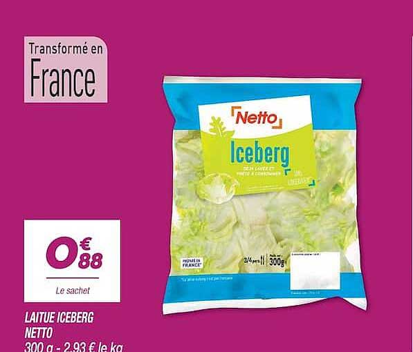 LAITUE ICEBERG NETTO