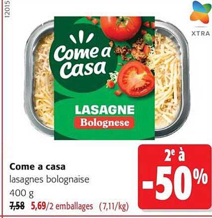 lasagnes bolognaise 400 g