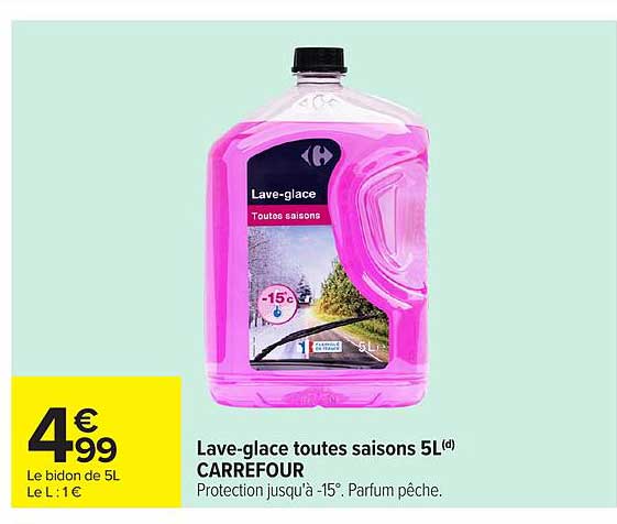 Lave-glace toutes saisons 5L CARREFOUR