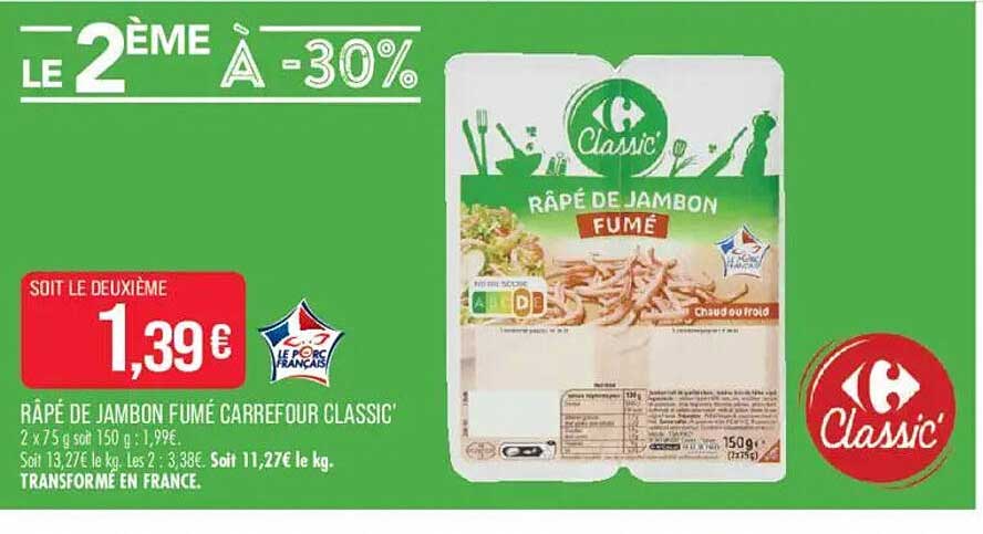 LE 2ÈME À -30%