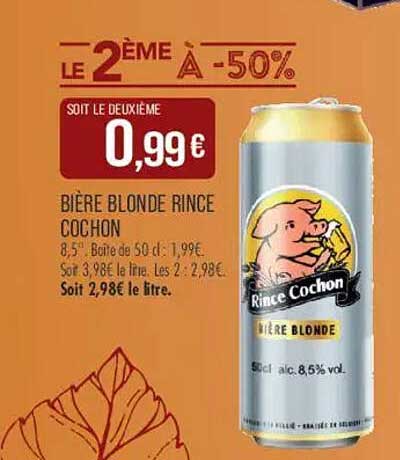 LE 2ÈME À -50%