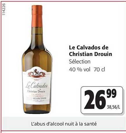 Le Calvados de Christian Drouin