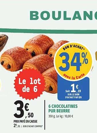 Le lot de 6