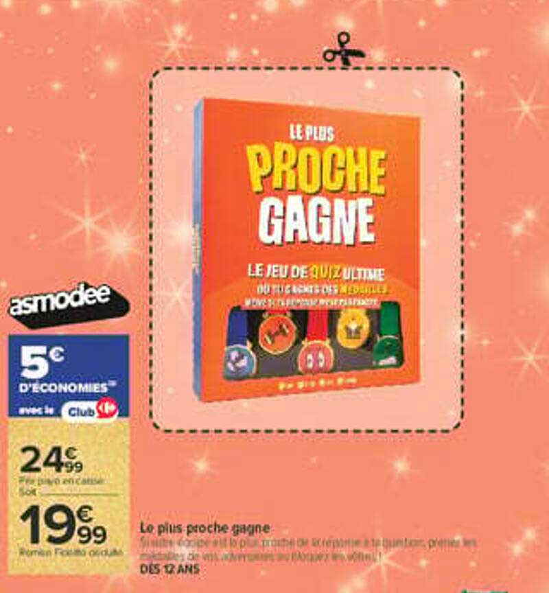 LE PLUS PROCHE GAGNE