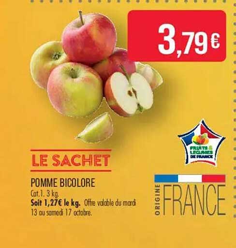 LE SACHET POMME BICOLORE