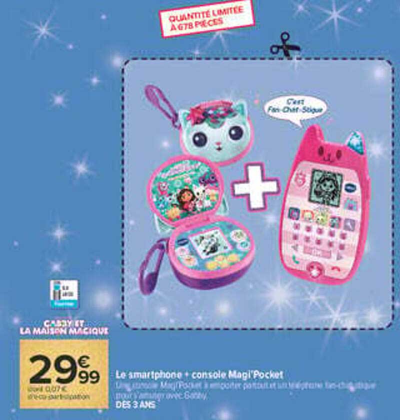 Le smartphone + console Magi’Pocket