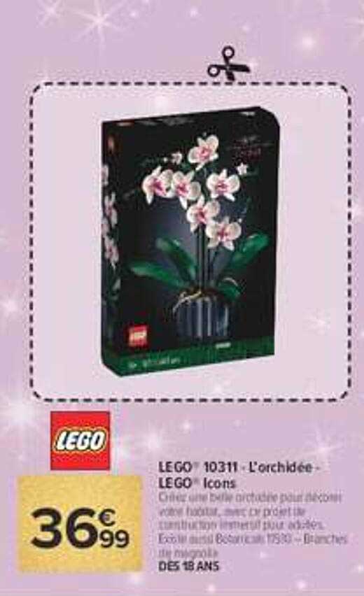 LEGO 10311 : L’orchidée LEGO Icons