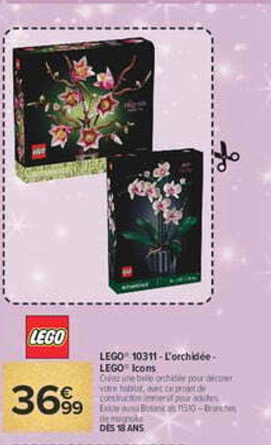 LEGO 10311 - L'orchidée - LEGO Icons