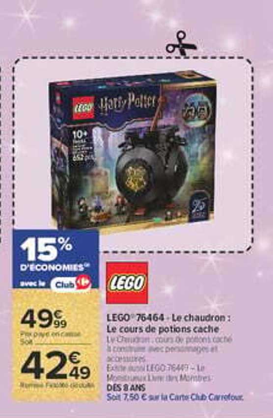 LEGO 76464 Le chaudron : Le cours de potions caché