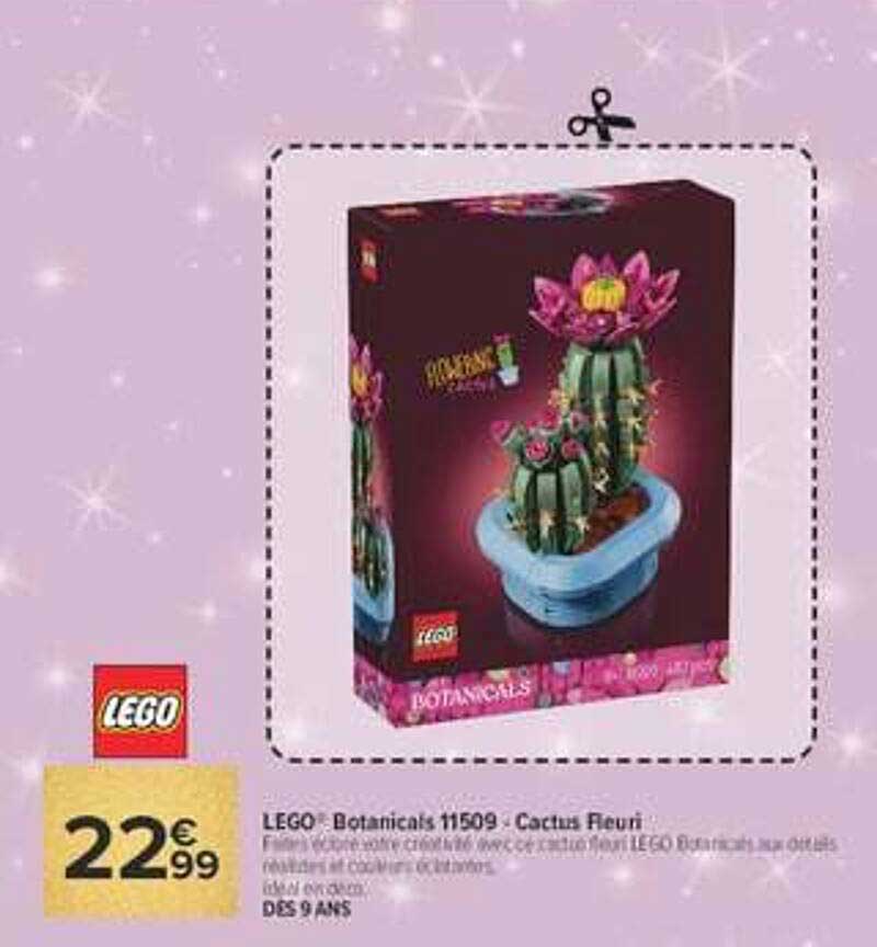 LEGO® Botanicals 11509 · Cactus Fleuri