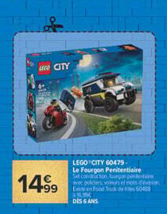 LEGO® CITY 60479 Le Fourgon Pénitentiaire