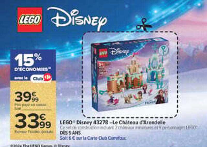 LEGO Disney 43278 - Le Château d'Arendelle