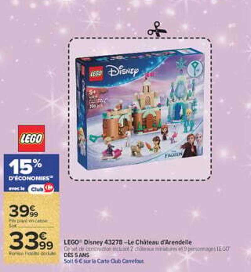 LEGO Disney 43278 – Le Château d’Arendelle