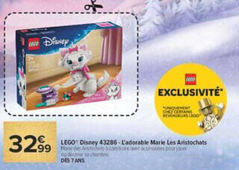 LEGO Disney 43286 L'adorable Marie Les Aristochats