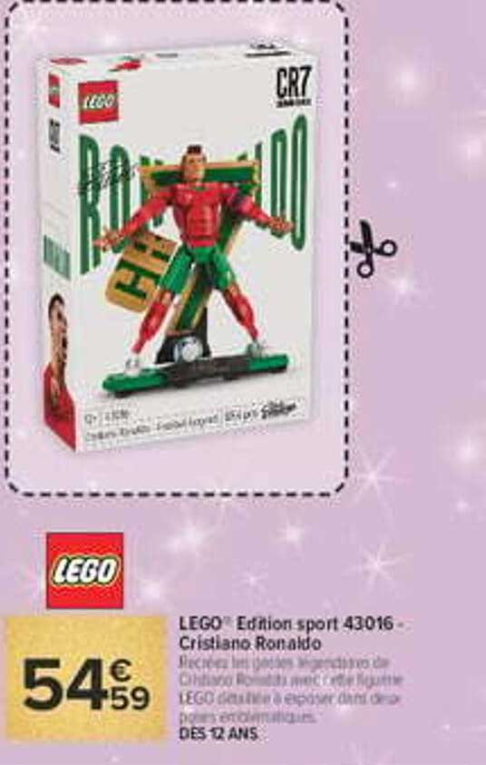 LEGO® Edition sport 43016 - Cristiano Ronaldo