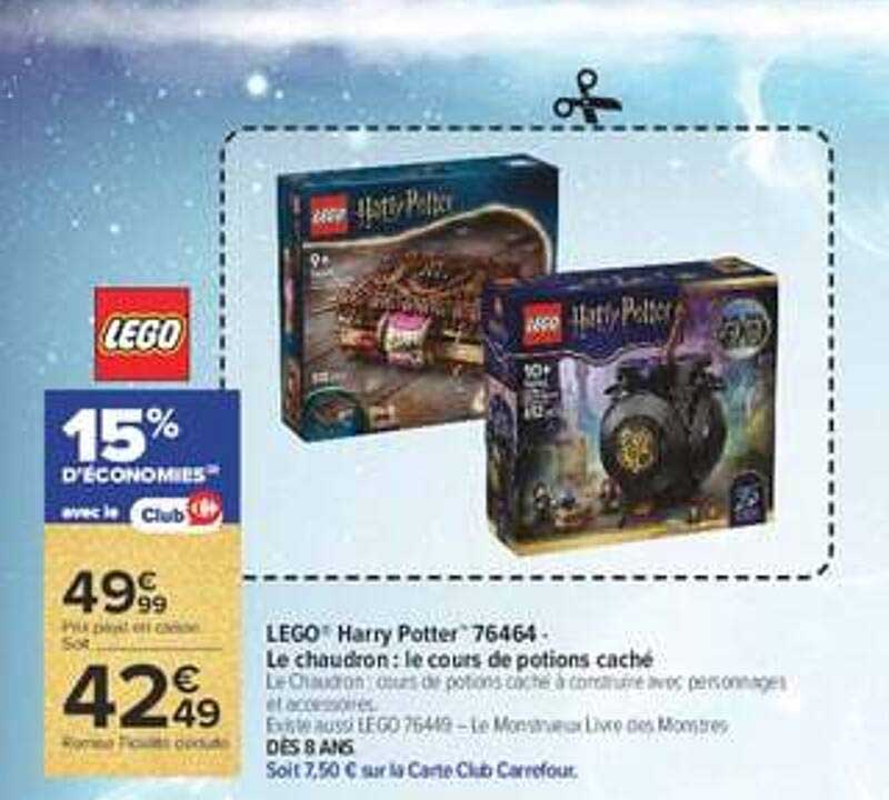 LEGO Harry Potter 76464. Le chaudron : le cours de potions caché