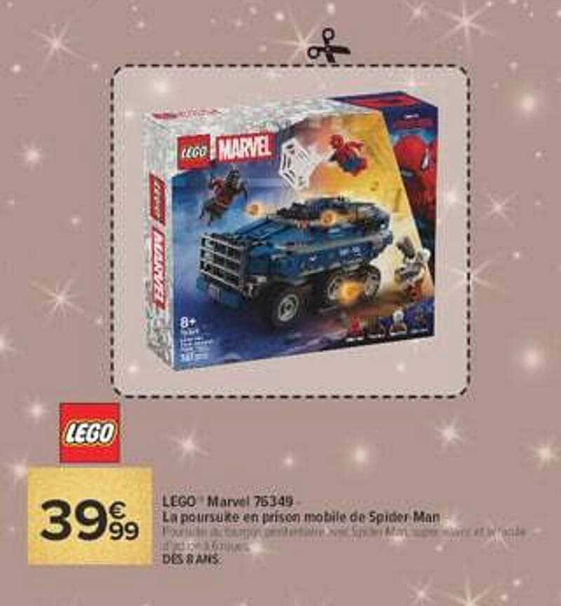 LEGO Marvel 76345. La poursuite en prison mobile de Spider-Man
