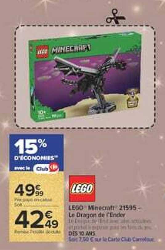 LEGO Minecraft 21255 - Le Dragon de l'Ender