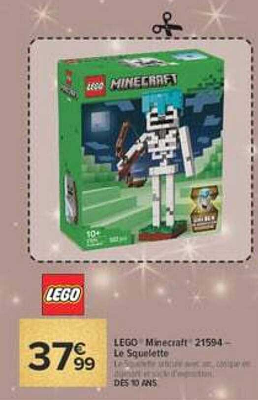 LEGO Minecraft 21594 Le Squelette