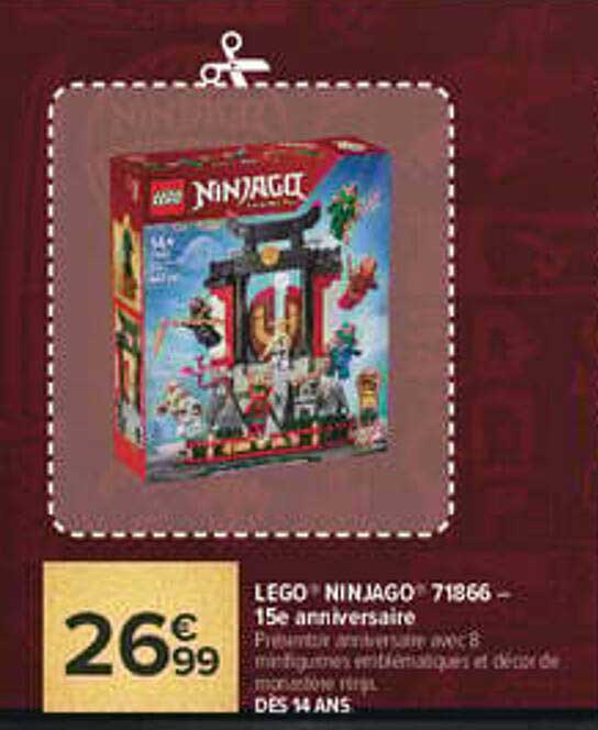 LEGO NINJAGO® 71866 – 15e anniversaire