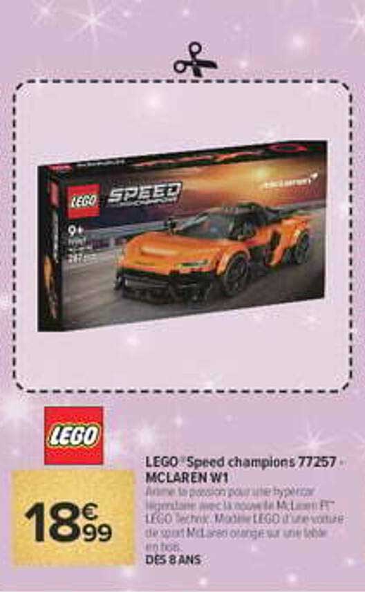 LEGO Speed champions 77257 - MCLAREN W1