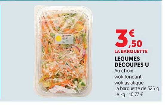 LEGUMES DECOUPES U