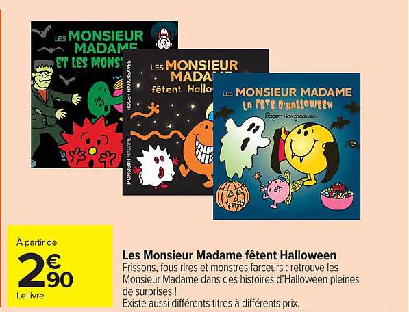 Les Monsieur Madame fêtent Halloween