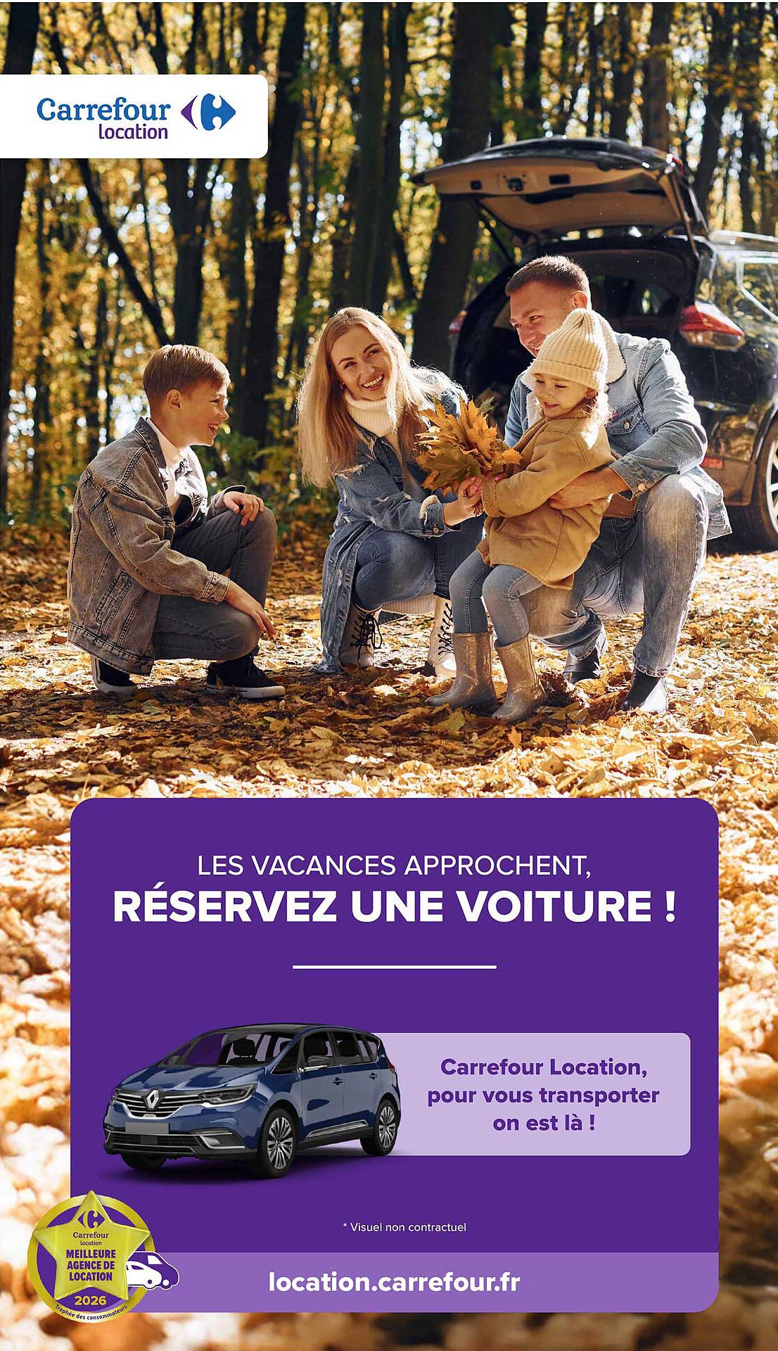 LES VACANCES APPROCHENT, RÉSERVEZ UNE VOITURE !