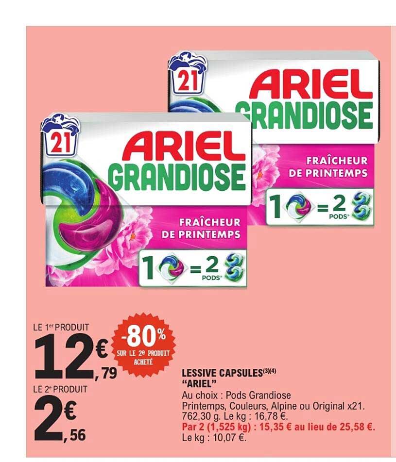 LESSIVE CAPSULES “ARIEL”
