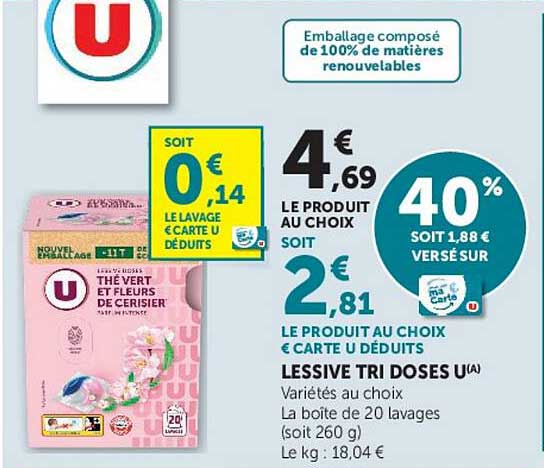 LESSIVE TRI DOSI ES U(A)