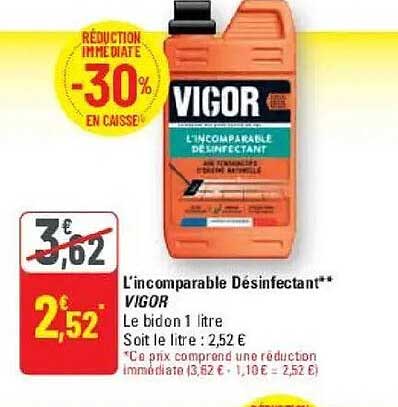 L'incomparable Désinfectant** VIGOR
