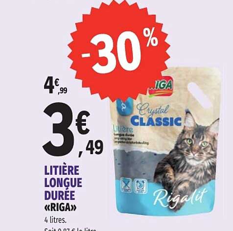 LITIÈRE LONGUE DURÉE «RIGA»