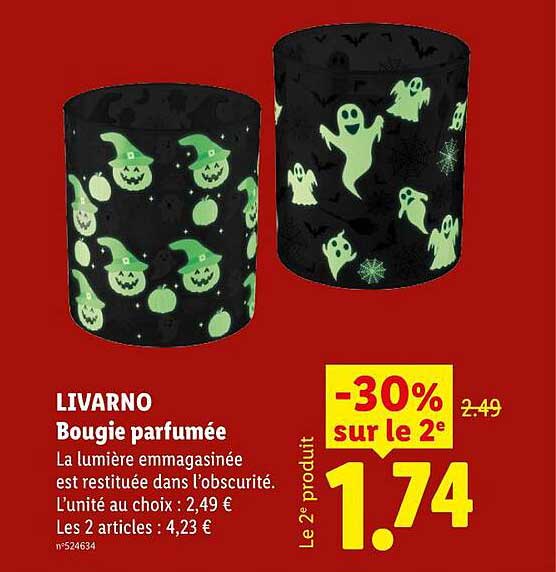 LIVARNO Bougie parfumée
