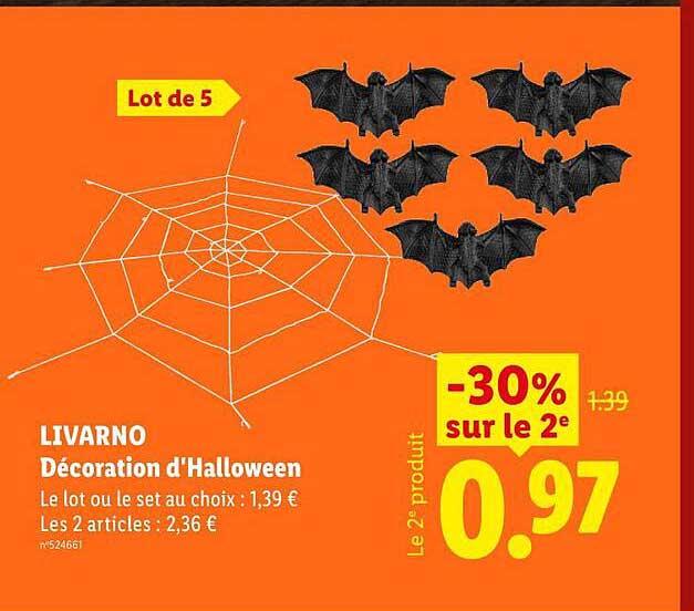 LIVARNO Décoration d'Halloween