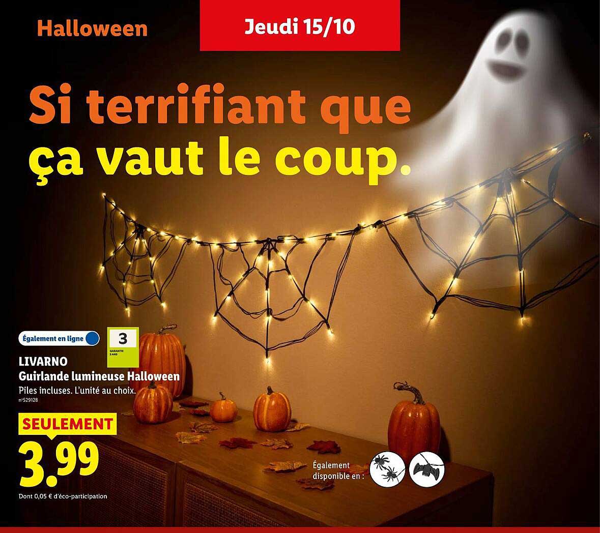 LIVARNO Guirlande lumineuse Halloween