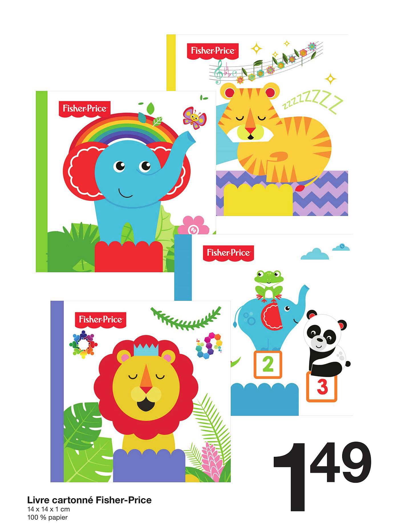 Livre cartonné Fisher-Price