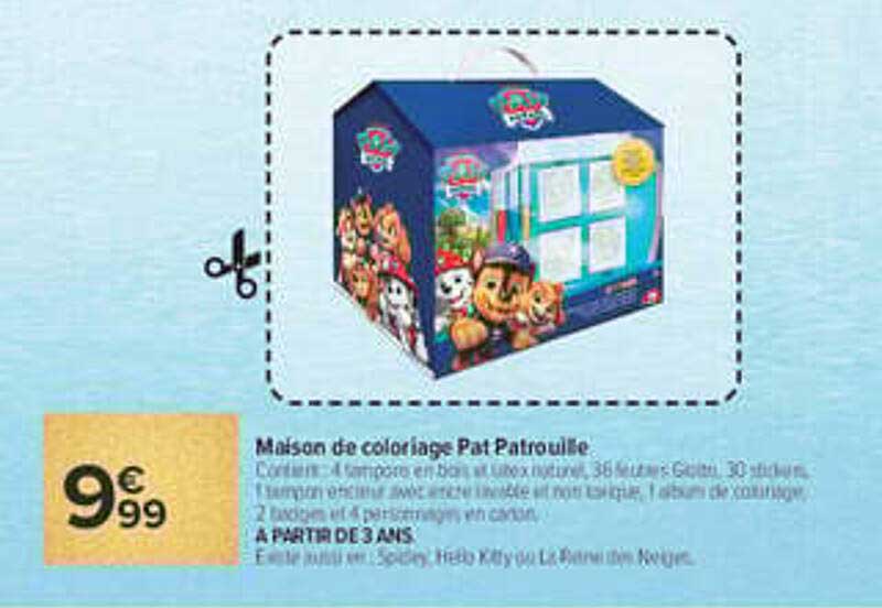 Maison de coloriage Pat'Patrouille
