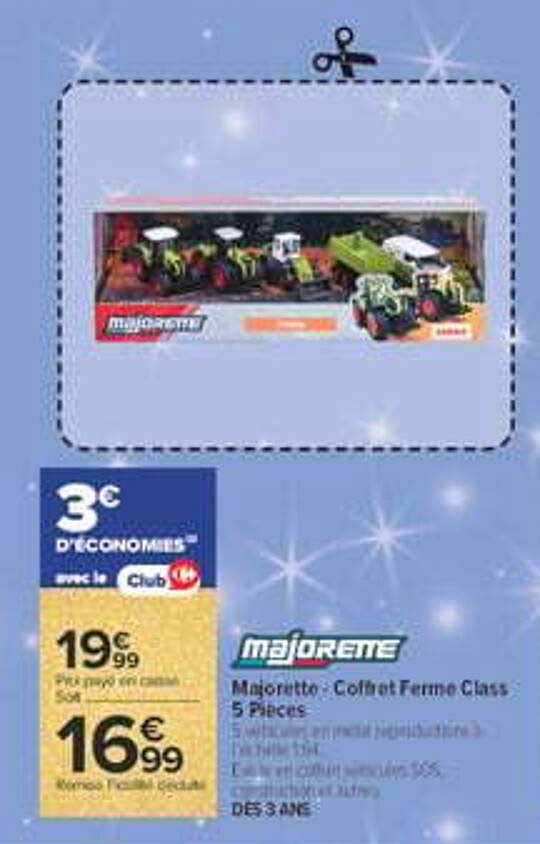Majorette - Coffret Ferme Class 5 Pieces