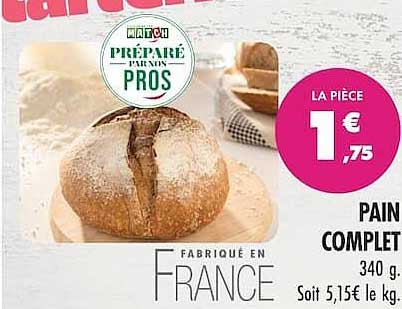 MARCHÉ PRÉPARÉ POUR LES PROS