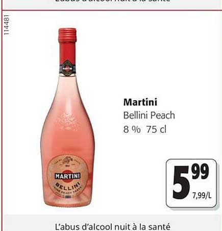 Martini Bellini Peach 8 % 75 cl