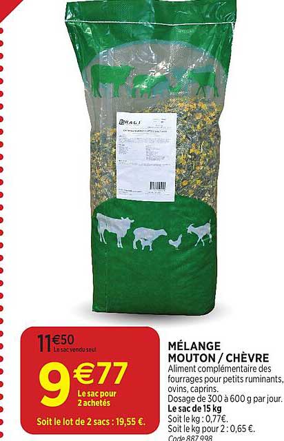 MÉLANGE MOUTON / CHÈVRE