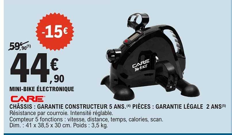 MINI-BIKE ÉLECTRONIQUE CARE
